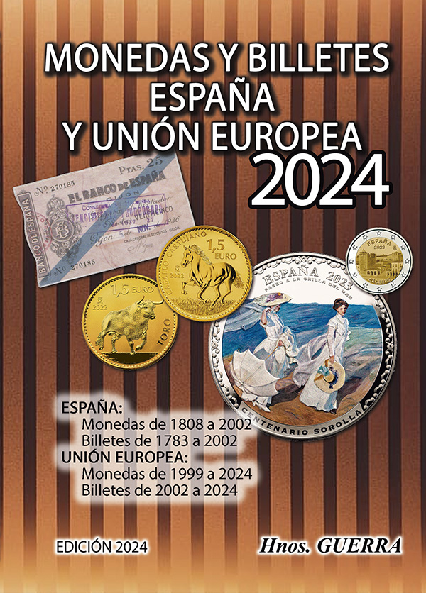 Monedas y Billetes Españoles y de la Union Europea. Edición 2024